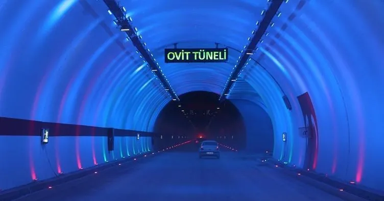 Ovit Tüneli ile yılda 15,5 milyon lira tasarruf sağlanıyor