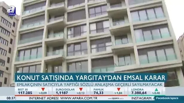 Konut satışında Yargıtay'dan emsal karar