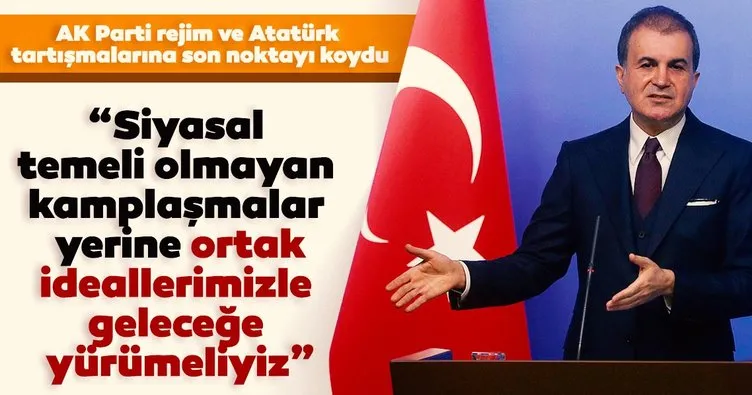 Son dakika haberi! AK Parti sözcüsü Ömer Çelik Cumhuriyetimiz tüm nitelikleriyle gözbebeğimizdir