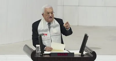 Mahmud Abbas’ın TBMM’deki tarihi konuşması dünya basınında: İsrail’e meydan okudu!