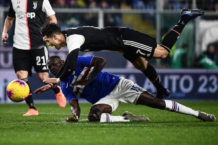 Cristiano Ronaldo, Sampdoria - Juventus maçına damga vurdu! Hafızalardan çıkmayacak gol!