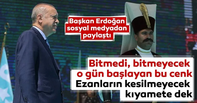 Başkan Erdoğan’dan Malazgirt Zaferi’nin yıl dönümüne özel paylaşım