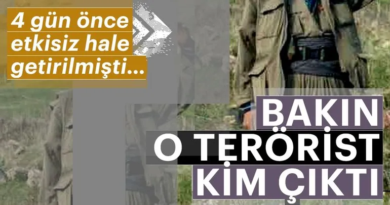 Etkisiz hale getirilen PKK’lı terörist örgütün bombacısı çıktı