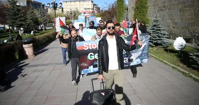 Erzurum’da hekimler ve sağlık çalışanlarından Küresel Sumud Filosu’na destek