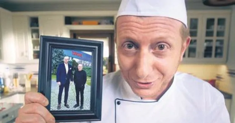 Baba-oğul ilk kez reklamda oynadı