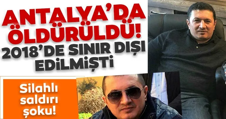 Son dakika haberi: Antalyada Azeri suç örgütü lideri Nadir Salifov öldürüldü! Soruşturma başlatıldı