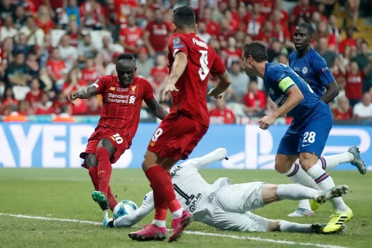 İşte Liverpool ve Chelsea arasında oynanan Süper Kupa finalinden kareler