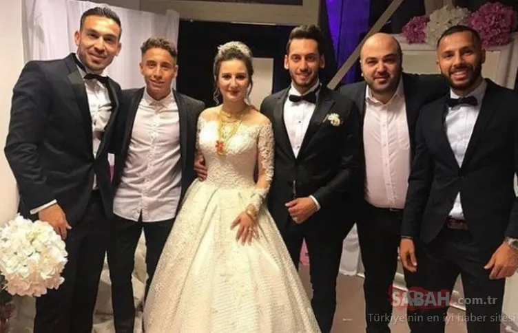 Ünlü futbolcu Hakan Çalhanoğlu’ndan eşi Sinem Çalhanoğlu’na romantik paylaşım!