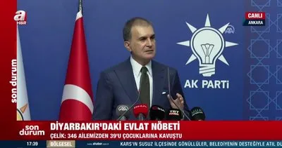 AK Parti Sözcüsü Ömer Çelik’ten terörle mücadele açıklaması | Video