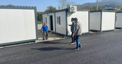 Roman vatandaşlara yapılan konteyner kente asfalt döküldü #zonguldak Roman vatandaşlara yapılan konteyner kente asfalt döküldü #zonguldak