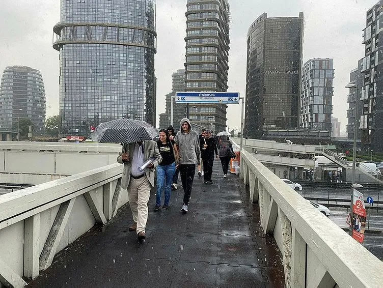 Meteoroloji saat vererek uyardı: İstanbul dahil birçok il için sağanak alarmı