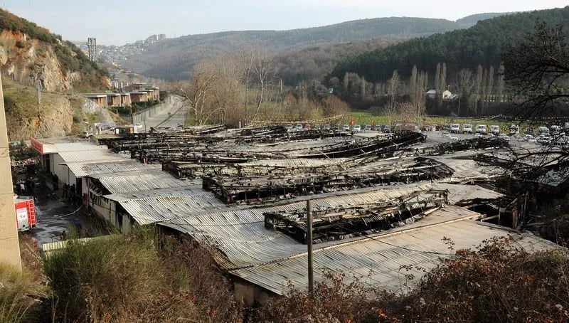 Beykoz sosyete pazarında yangın - Galeri - Yaşam
