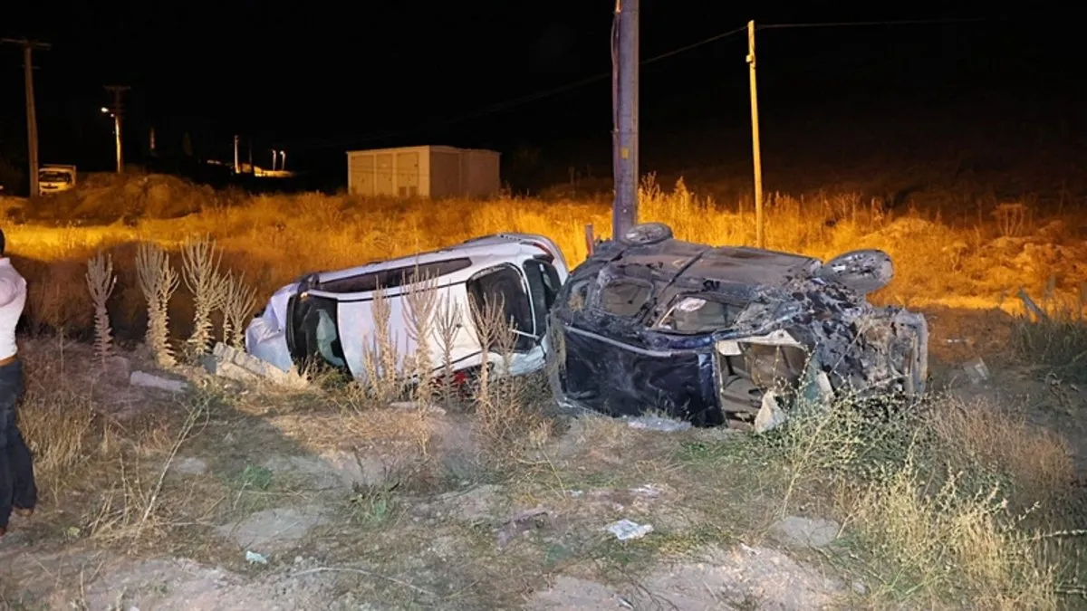 Nevşehir'de iki araç çarpıştı: 5 yaralı