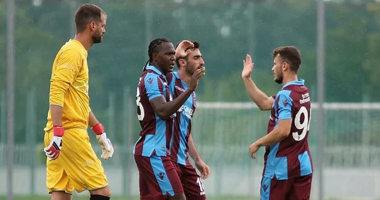 Trabzonspor’dan 2 gollü prova