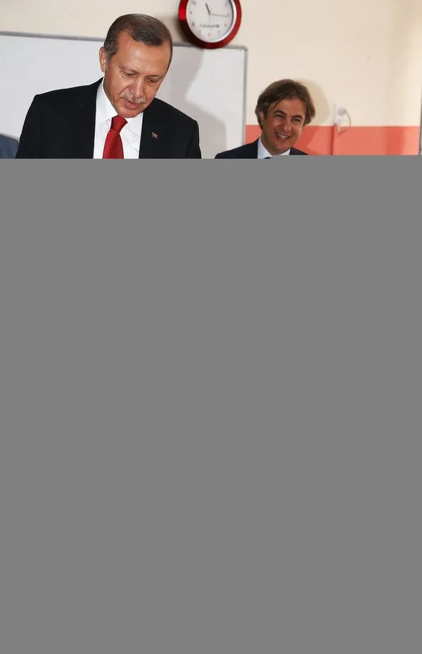 Minik öğrenci Erdoğan'ı güldürdü