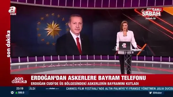 Başkan Erdoğan, Cudi'de üs bölgesindeki askerlerin bayramını kutladı | Video