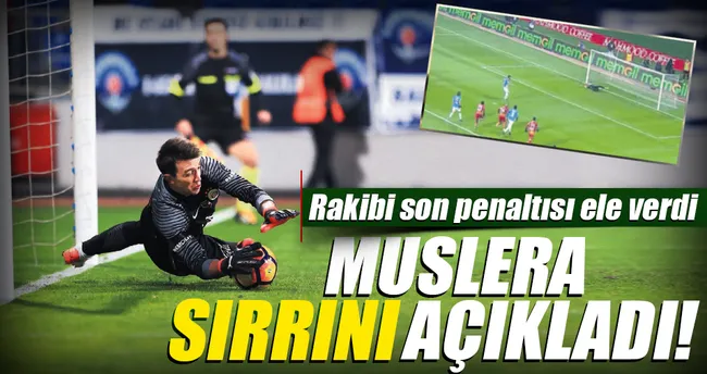Muslera sırrını açıkladı!