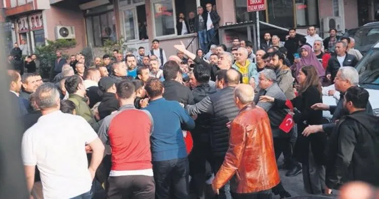 Beyoğlu’nda çırkın provokasyon: Başkan Haydar Yıldız ve Türk Bayrağı taşıyanlara saldırdılar