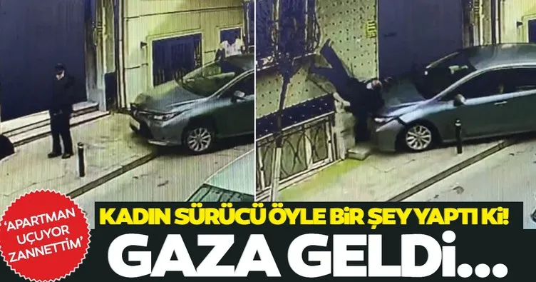 Son dakika: İstanbul’da dehşet anları! Bastonlu adam takla attı!