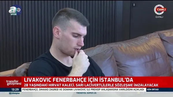 Fenerbahçe'nin yeni kalecisi Livakovic, İstanbul'da | Video