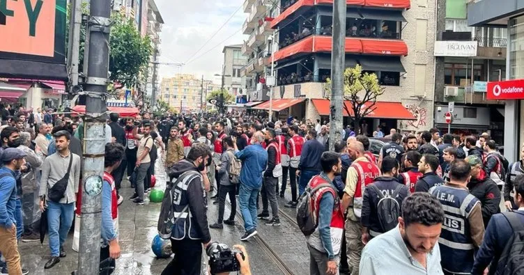 Gemlik Yürüyüşünde polise yumruk