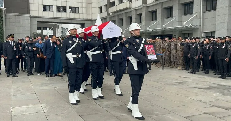 Şehit polise son görev: İstanbul Emniyeti’nde tören düzenlendi
