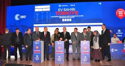 Kars’ta konut kuraları çekildi