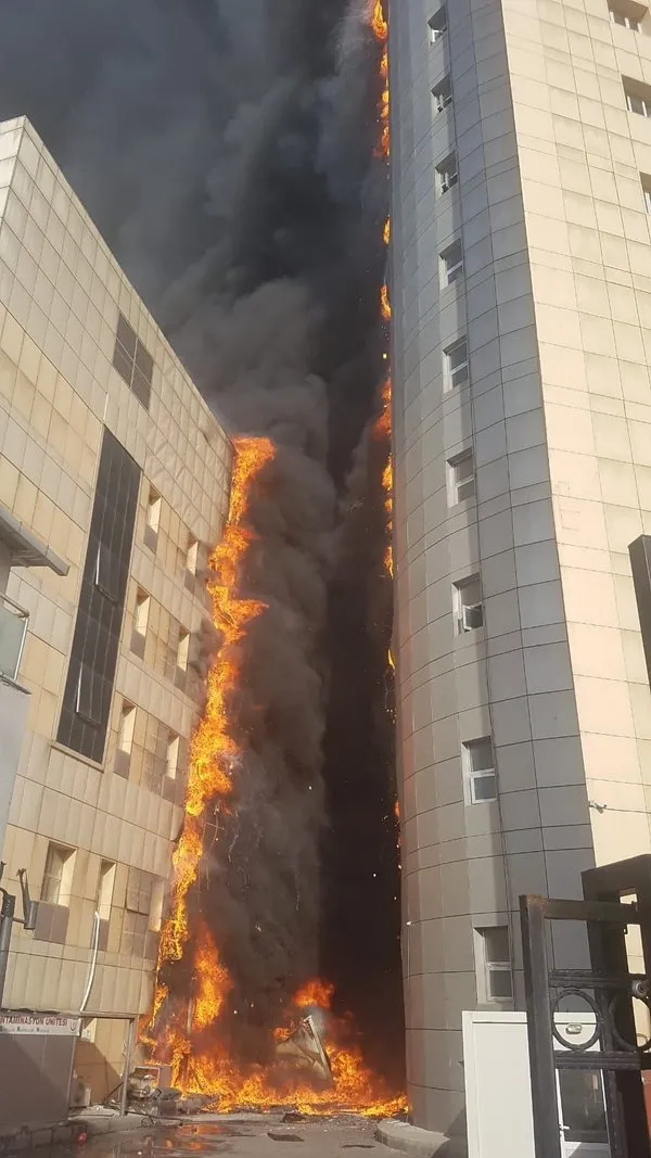 Taksim Eğitim ve Araştırma Hastanesi'nde yangın