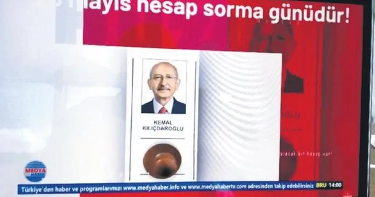 Terör kanalından Kılıçdaroğlu’na destek yayını