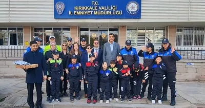 Üniformayı giydiler, trafiği yönettiler! #kirikkale