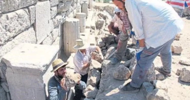Kibyra’da kazılar caddede yoğunlaştı