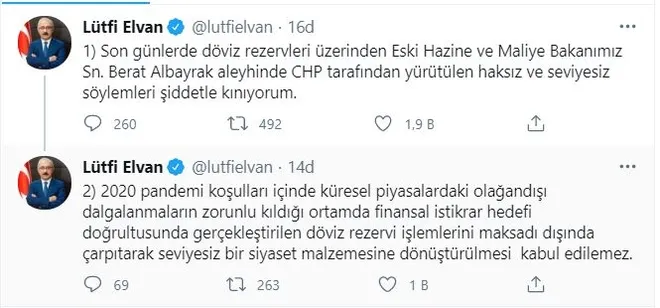 Son dakika haberi: Bakan Elvan'dan, Berat Albayrak'ı hedef alan CHP'ye tepki: Haksız ve seviyesiz söylemler!