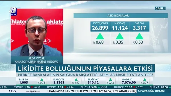 Coşar: Borsalar yukarı yönlü seyrini koruyor