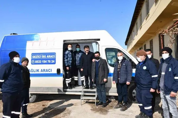 Tufanbeyli’de belediye personeli sağlık taramasından geçti