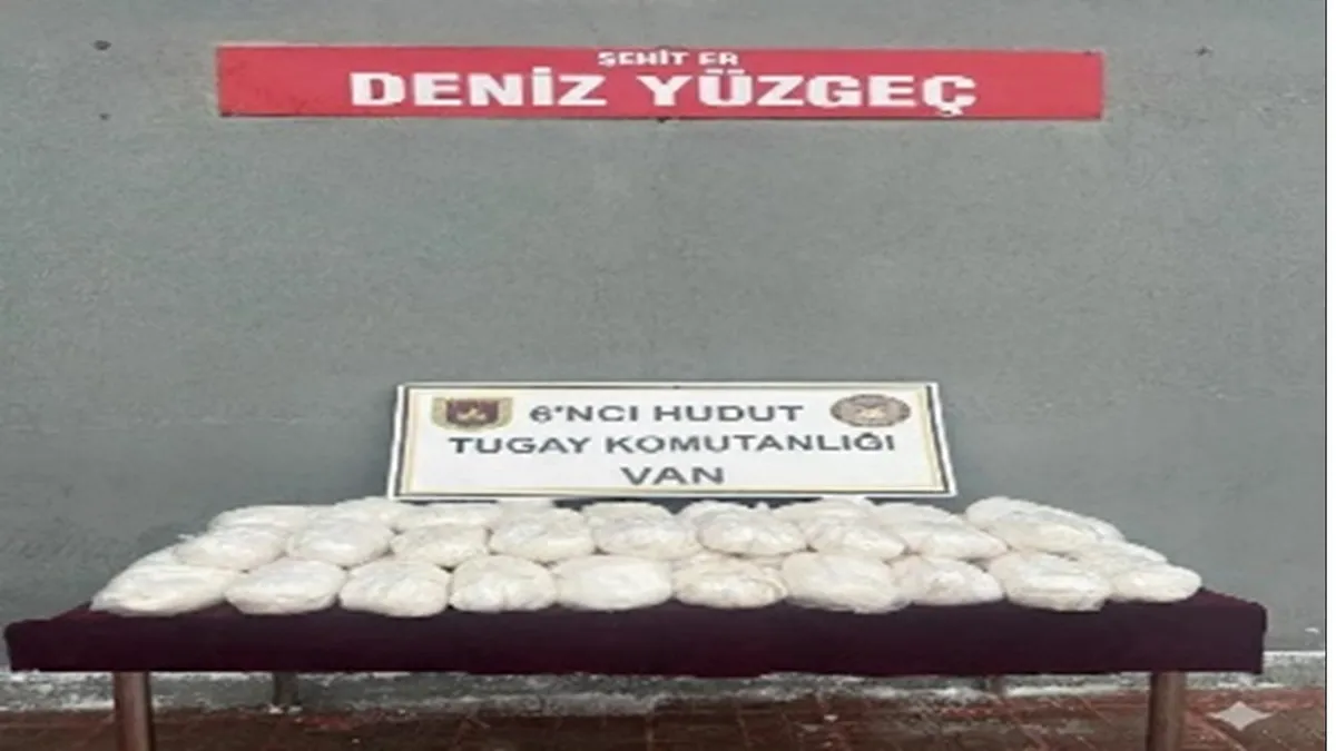 MSB duyurdu! Van'da 50 kilo 600 gram uyuşturucu ma…