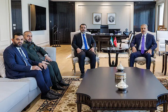 Bakan Fidan'ın Suriye Heyeti ile Görüşmesi