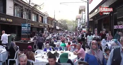 Bursa’da 10 bin kişilik tarihi iftar | Video