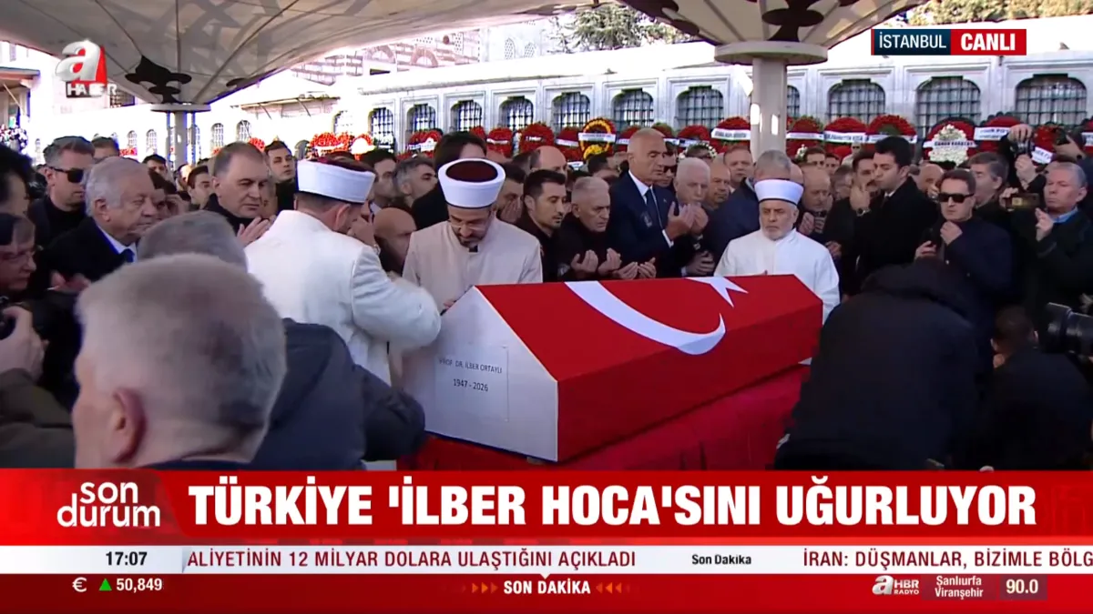 Tarihçi İlber Ortaylı dualarla son yolculuğuna uğurlandı | Video videosunu izle Tarihçi İlber Ortaylı dualarla son yolculuğuna uğurlandı | Video videosunu izle