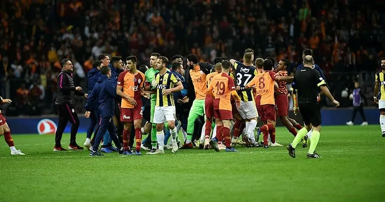 Galatasaray-Fenerbahçe maçındaki olayların ardından PFDK sevkleri açıklandı!