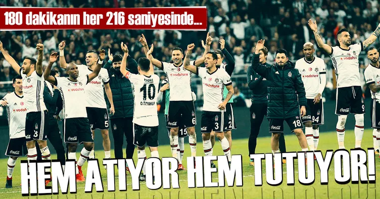 Hem atıyor hem tutuyor