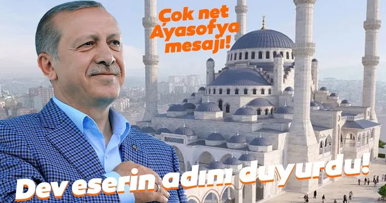 Son dakika haberleri: Levent Camisi'nin temeli atıldı! Başkan Erdoğan'dan çok net Ayasofya sözleri: