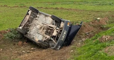 Şanlıurfa’da kaza: Otomobil şarampole devrildi! 1 yaralı