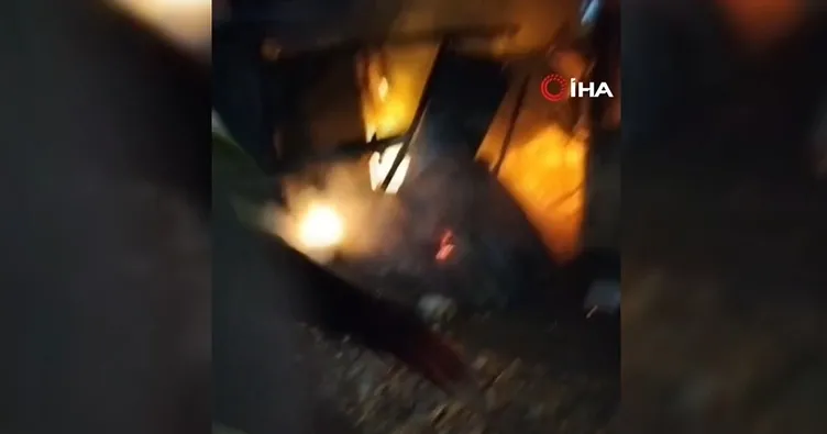 Bolu’da tek katlı ev küle döndü