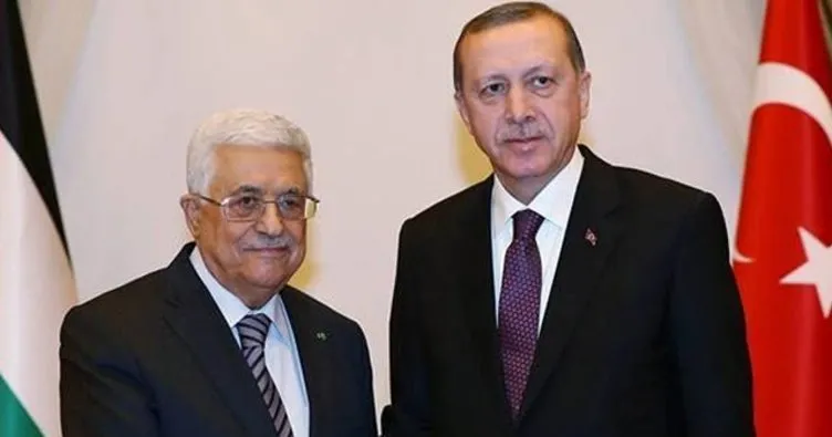 Cumhurbaşkanı Erdoğan Filistin Devlet Başkanı ile telefonda görüştü
