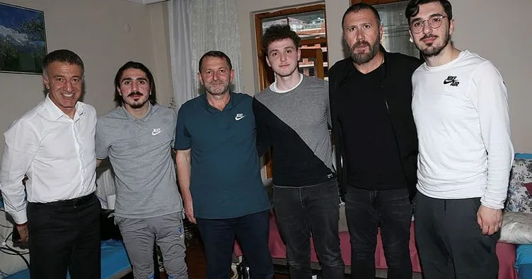 Trabzonspor’da Ahmet Ağaoğlu’ndan Abdülkadir Ömür’e ziyaret