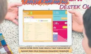 Eğitime bir tablet de senden olsun