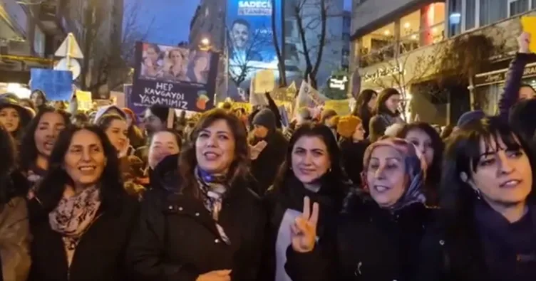 CHP’nin ortağı DEM Parti’den terör propagandası! İstanbul’da skandal yürüyüş