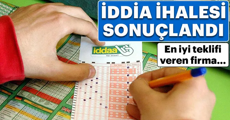 Son dakika | İddaa ihalesi sonuçlandı!