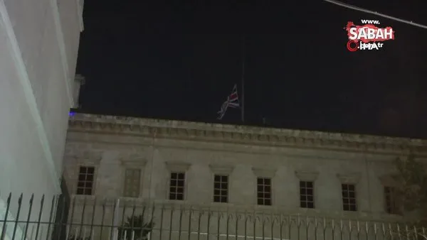 İngiltere Başkonsolosluğu'nda bayrak yarıya indirildi | Video