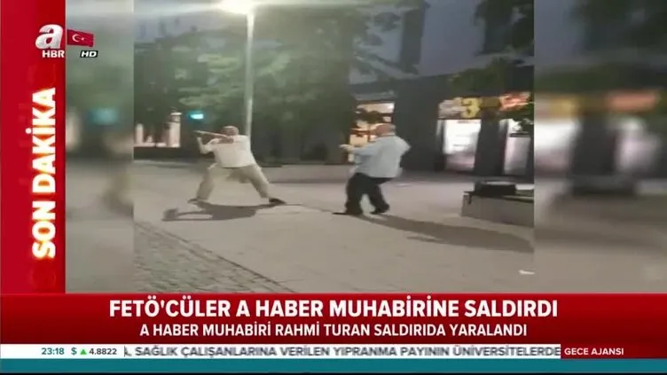 FETÖ'cüler A Haber muhabirine saldırdı
